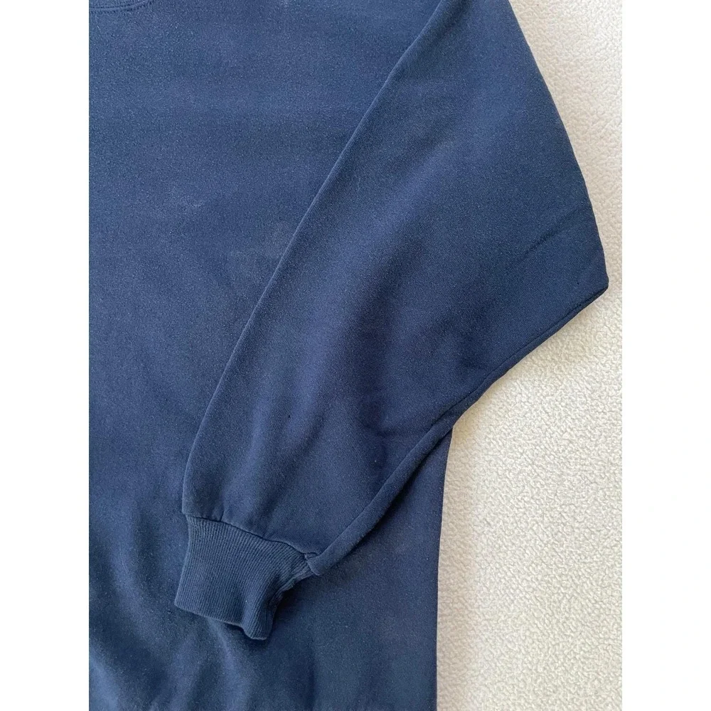 Jerzees Mens Extra Large Sweatshirt Navy Blue Vintage 90s‎ NuBlend Made in USA